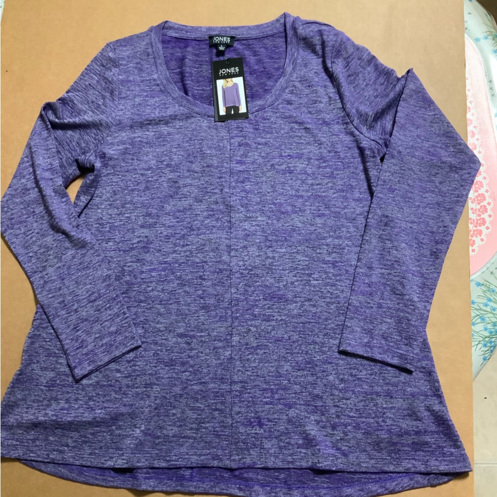 Jones NY Purple long Sleeve top